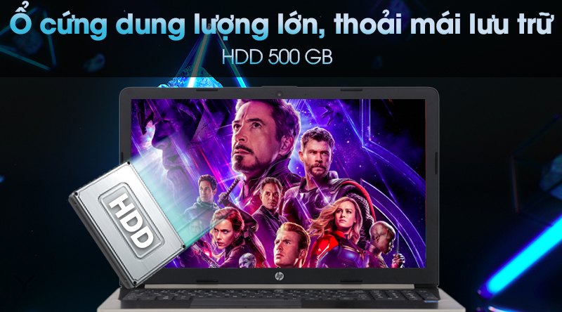 Laptop HP 15 da0359TU N4417/4GB/500GB/Win10 (6KD00PA)