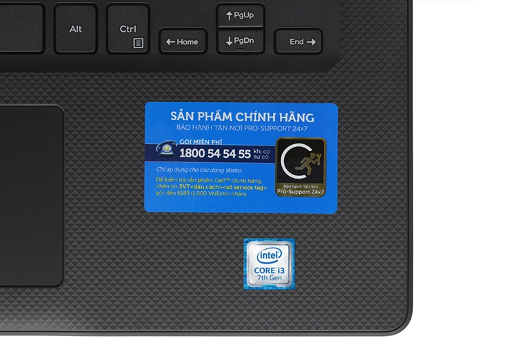 Laptop Dell Vostro 14 3481 i3 7020U/4GB/1TB/Win10 (70187645) Màu Đen