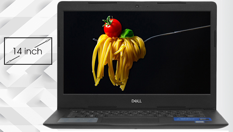 Màn hình laptop Dell Vostro 3481 i3 7020U có kích thước 14 inch