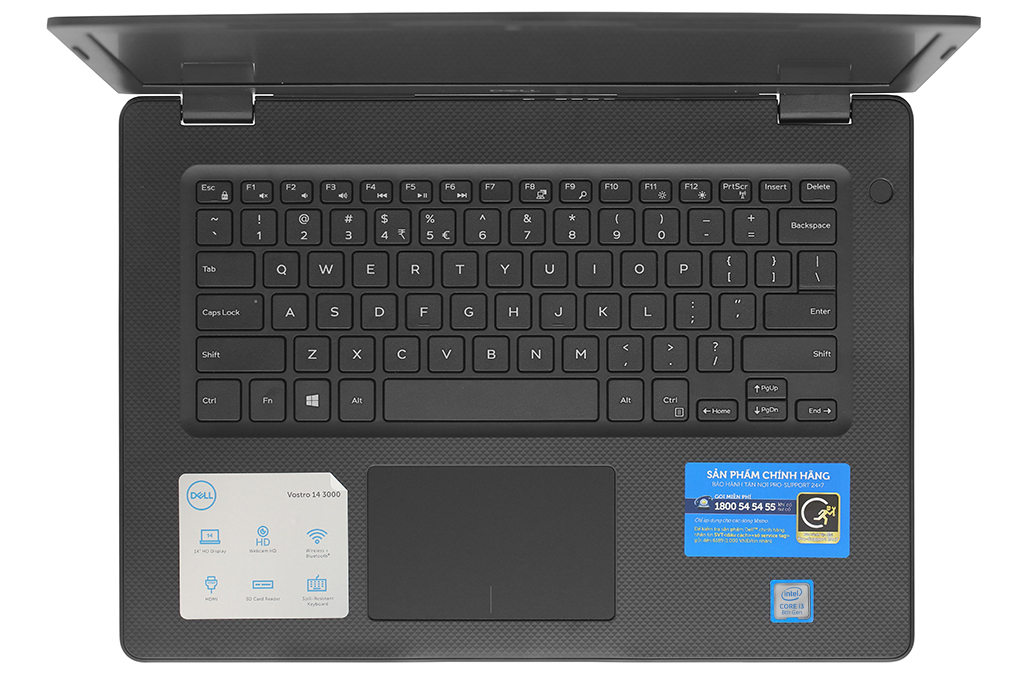 Laptop Dell Vostro 3480 i3 8145U/4GB/1TB/Win10 (70187706) Màu Đen