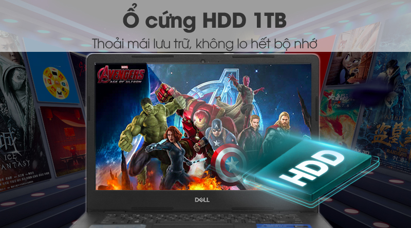 Laptop Dell Vostro 14 3480 i5 8265U/4GB/1TB/Win10 (70187647)