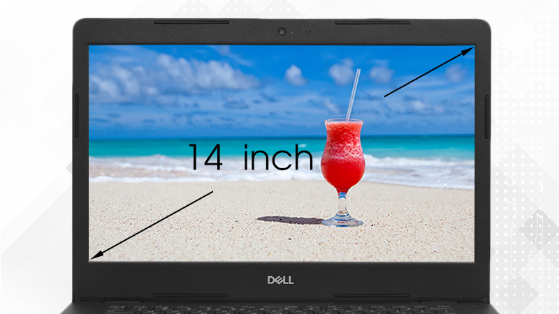 Laptop Dell Vostro 3480 i5  có độ phân giải HD