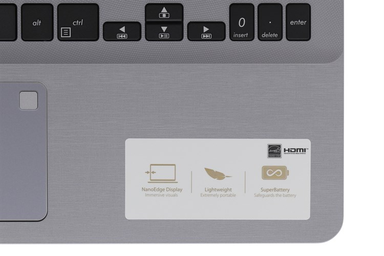 Laptop Asus VivoBook X507UF i7 8550U/4GB/1TB/2GB MX130/Win10 (EJ079T) Màu Xám