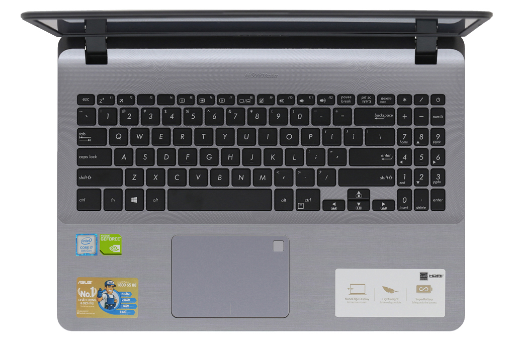 Laptop Asus VivoBook X507UF i7 8550U/4GB/1TB/2GB MX130/Win10 (EJ079T) Màu Xám