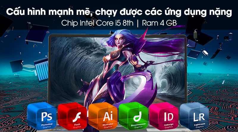 Laptop Asus VivoBook S530UA i5 8250U/4GB/1TB/Win10 (BQ278T)