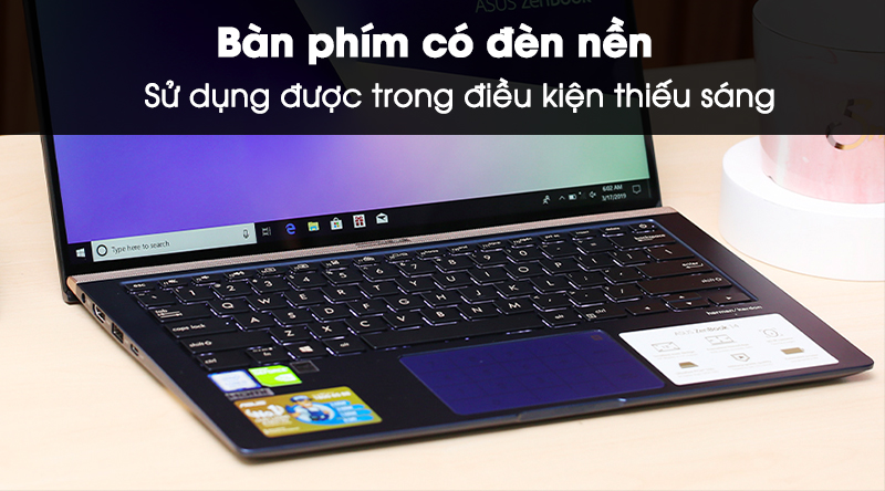 Laptop Asus ZenBook 14 UX433FN i5 8265U/8GB/512GB/2GB MX150/Win10 (A6125T)