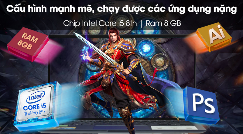 Laptop Asus ZenBook 14 UX433FN i5 8265U/8GB/512GB/2GB MX150/Win10 (A6125T)