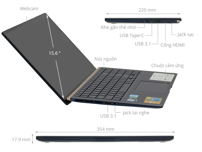 Asus ZenBook 15 UX533FD i7 8565U/8GB/512GB/GTX1050 Max-Q/Win10 (A9027T)