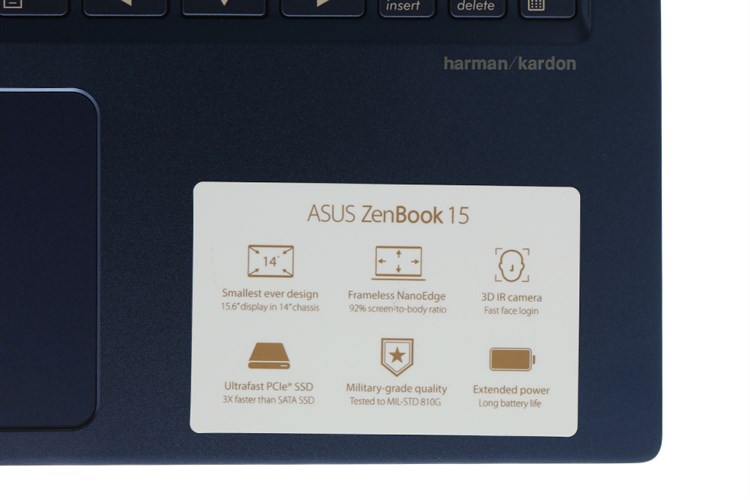 Laptop Asus ZenBook 15 UX533FD i7 8565U/8GB/512GB/GTX1050 Max-Q/Win10 (A9027T)