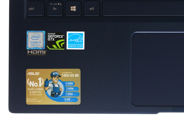 Laptop Asus ZenBook 15 UX533FD i7 8565U/8GB/512GB/GTX1050 Max-Q/Win10 (A9027T)