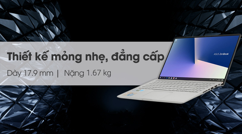 Laptop Asus ZenBook 15 UX533FD i7 8565U/8GB/512GB/2GB GTX1050 Max-Q/Win10 (A9099T)