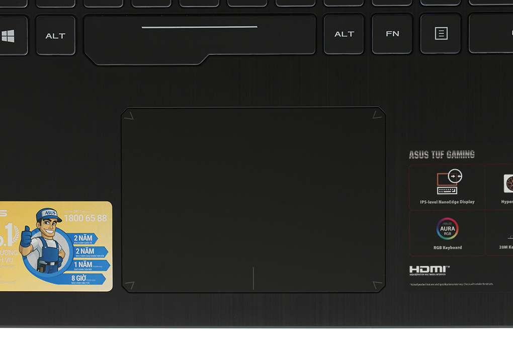 Laptop Asus Gaming FX505GE i5 8300H/8GB/1TB/4GB GTX1050Ti/Win10 (BQ052T) Màu Xám
