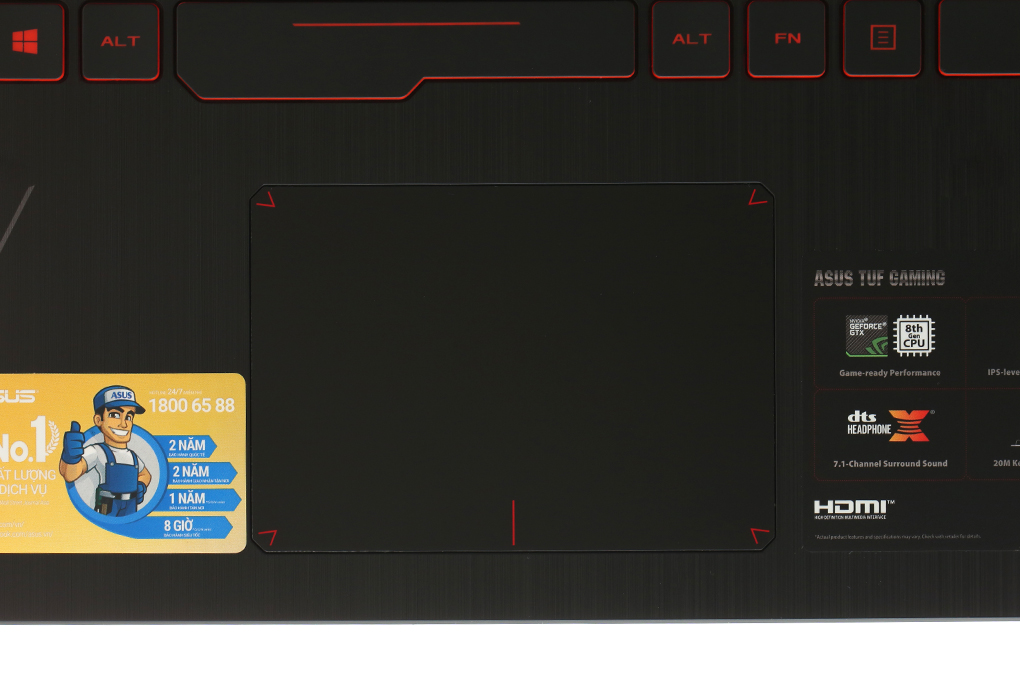 Laptop Asus Gaming FX505GD i5 8300H/8GB/1TB/4GB GTX1050/Win10 (BQ088T)