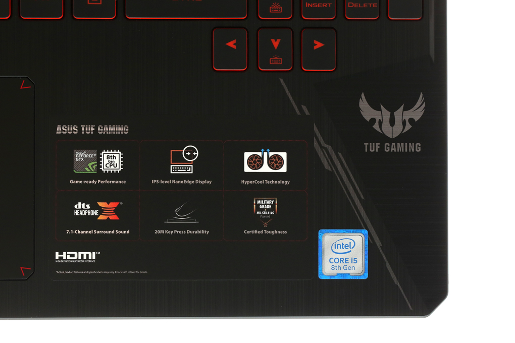 Laptop Asus Gaming FX505GD i5 8300H/8GB/1TB/4GB GTX1050/Win10 (BQ088T)