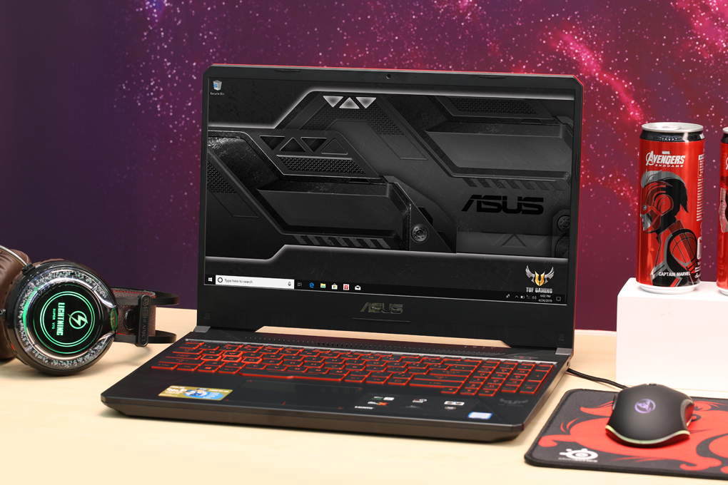 Laptop Asus Gaming FX505GD i5 8300H/8GB/1TB/4GB GTX1050/Win10 (BQ088T)