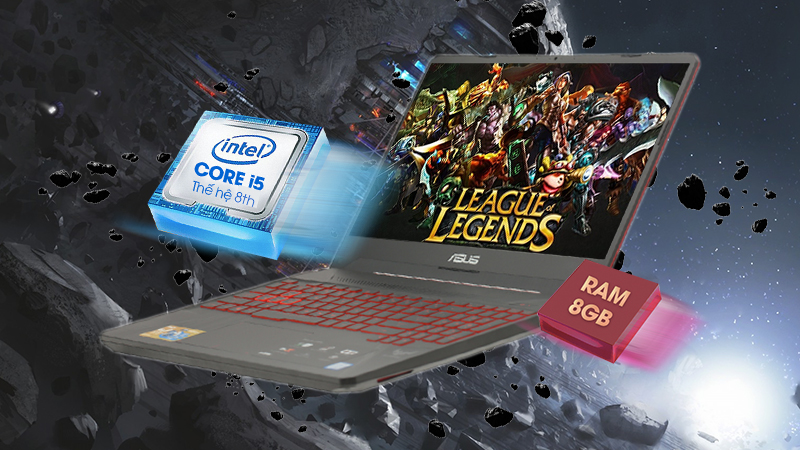 Laptop gaming Asus FX505GD-BQ088T cho tốc độ load game hay ứng dụng nhanh chóng. Laptop gaming Asus FX505GD-BQ088T cho tốc độ load game hay ứng dụng nhanh chóng.