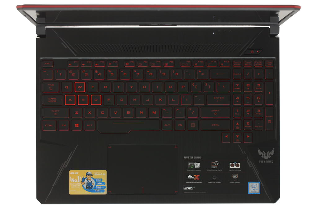 Laptop Asus Gaming FX505GD i5 8300H/8GB/1TB/4GB GTX1050/Win10 (BQ088T)