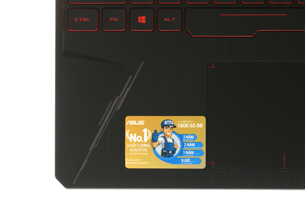 Laptop Asus Gaming FX505GD i5 8300H/8GB/1TB/4GB GTX1050/Win10 (BQ088T)