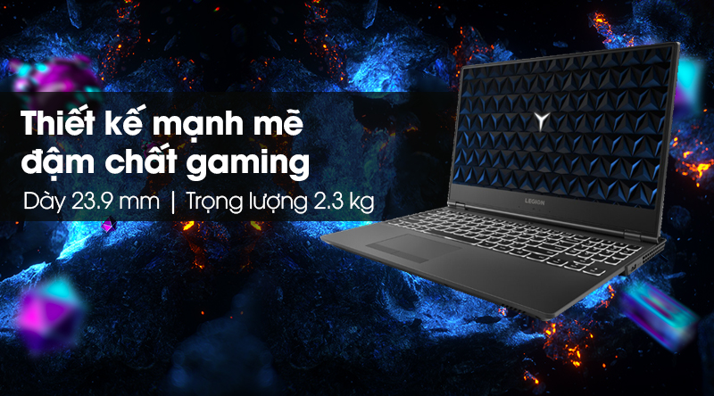 Laptop Lenovo Legion Y530 15 i7 8750H/8GB/2TB+16GB/4GB GTX1050Ti/Win10 (81FV008LVN)