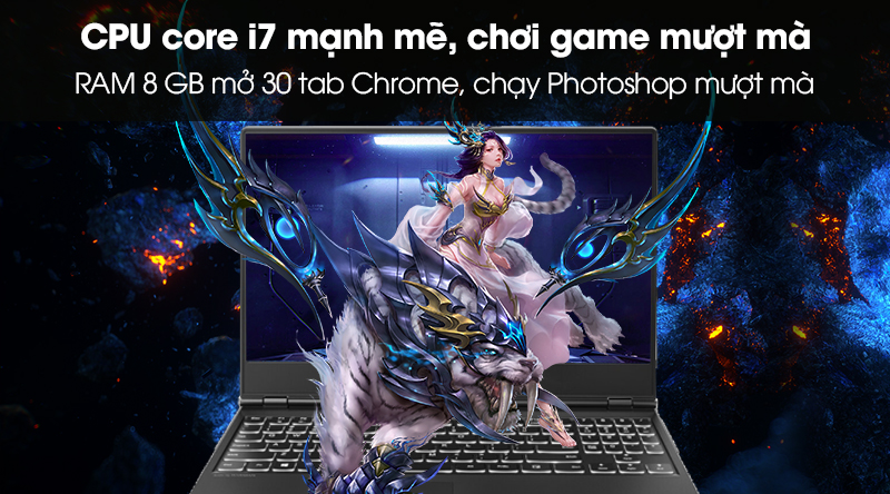 Laptop Lenovo Legion Y530 15 i7 8750H/8GB/2TB+16GB/4GB GTX1050Ti/Win10 (81FV008LVN)