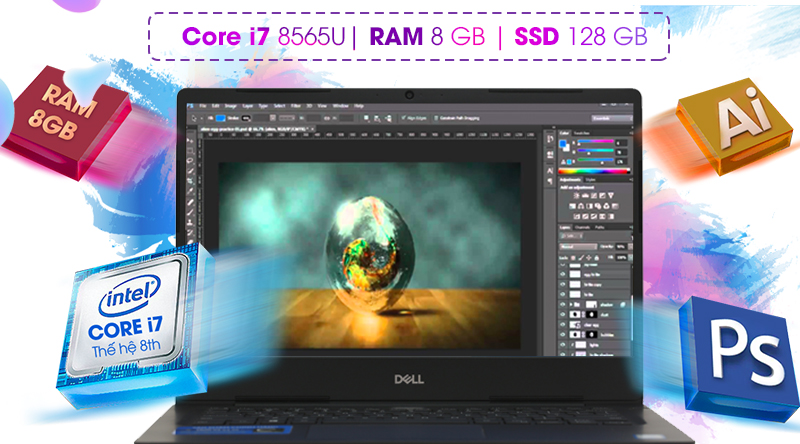 Dell Vostro 5481 i7 8565U/8GB/128GB+1TB/2GB MX130/Office365/Win10