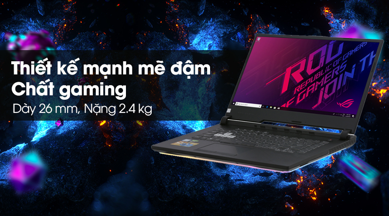 Laptop Asus Gaming ROG Strix G531G i7 9750H/8GB/512GB/120Hz/4GB GTX1650/Win10 (AL017T)