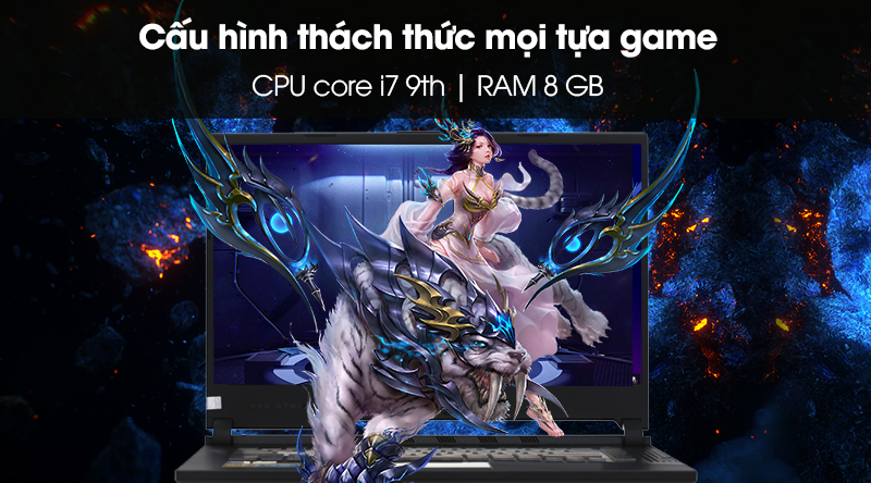 Laptop Asus Gaming ROG Strix G531G i7 9750H/8GB/512GB/120Hz/4GB GTX1650/Win10 (AL017T)