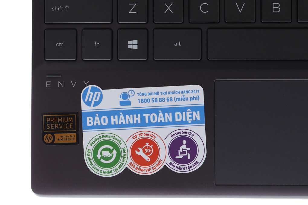 Laptop HP Envy x360 R7 3700U/8GB/256GB/Touch/Win10 (6ZF34PA) Màu Đen