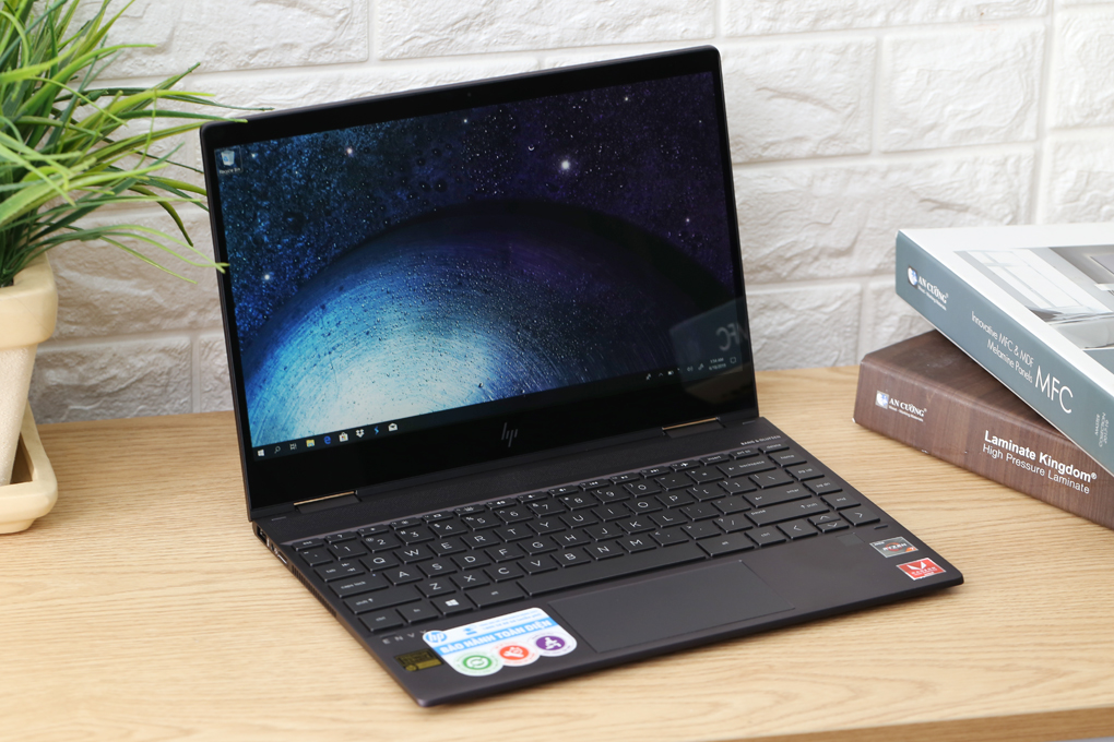 Laptop HP Envy x360 R7 3700U/8GB/256GB/Touch/Win10 (6ZF34PA) Màu Đen