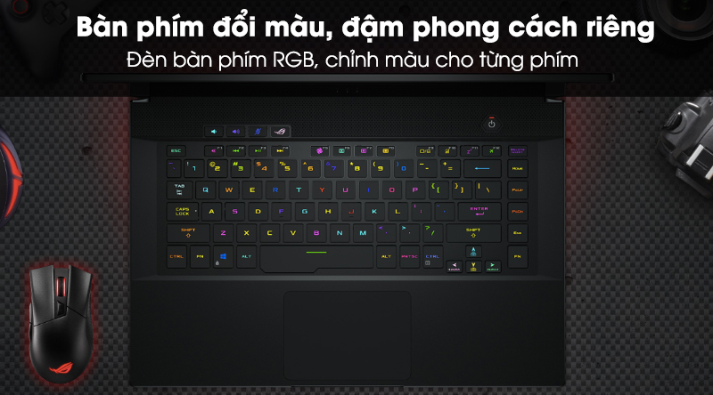 Laptop Asus Gaming Rog Zephyrus GU502G i7 9750H/16GB/512GB/ GTX1660Ti/Túi/Win10 (ES014T)