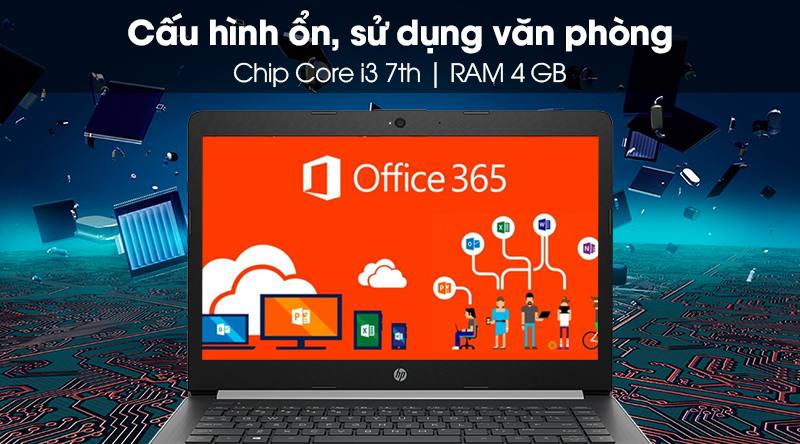 Laptop HP 14 ck0068TU i3 7020U/4GB/500GB/Win10 (4ME90PA)
