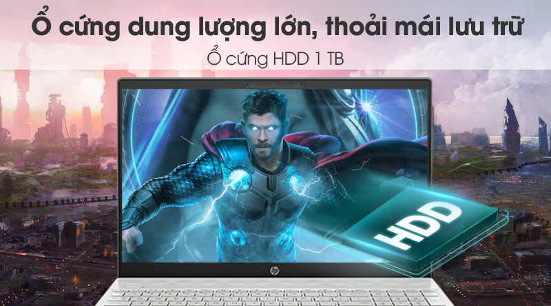 Laptop HP Pavilion 15 cs2031TU i3 8145U/4GB/1TBWin10 (6YZ03PA)