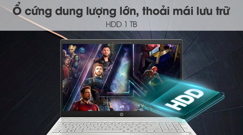 Laptop HP Pavilion 15 cs2033TU i5 8265U/4GB/1TB/Win10 (6YZ14PA)