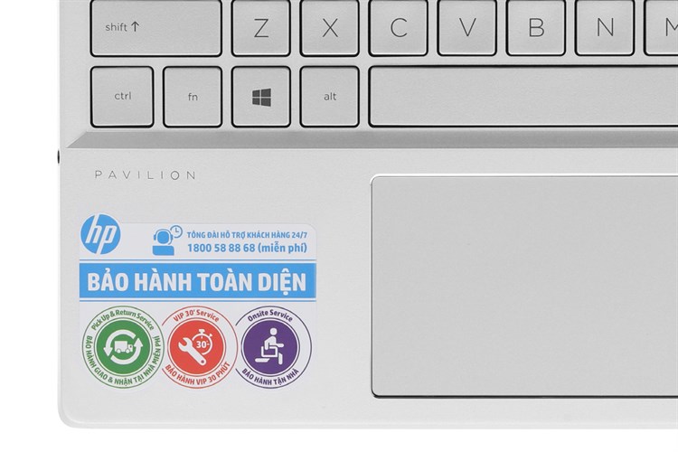 Laptop HP Pavilion 15 cs2033TU i5 8265U/4GB/1TB/Win10 (6YZ14PA) Màu Xám