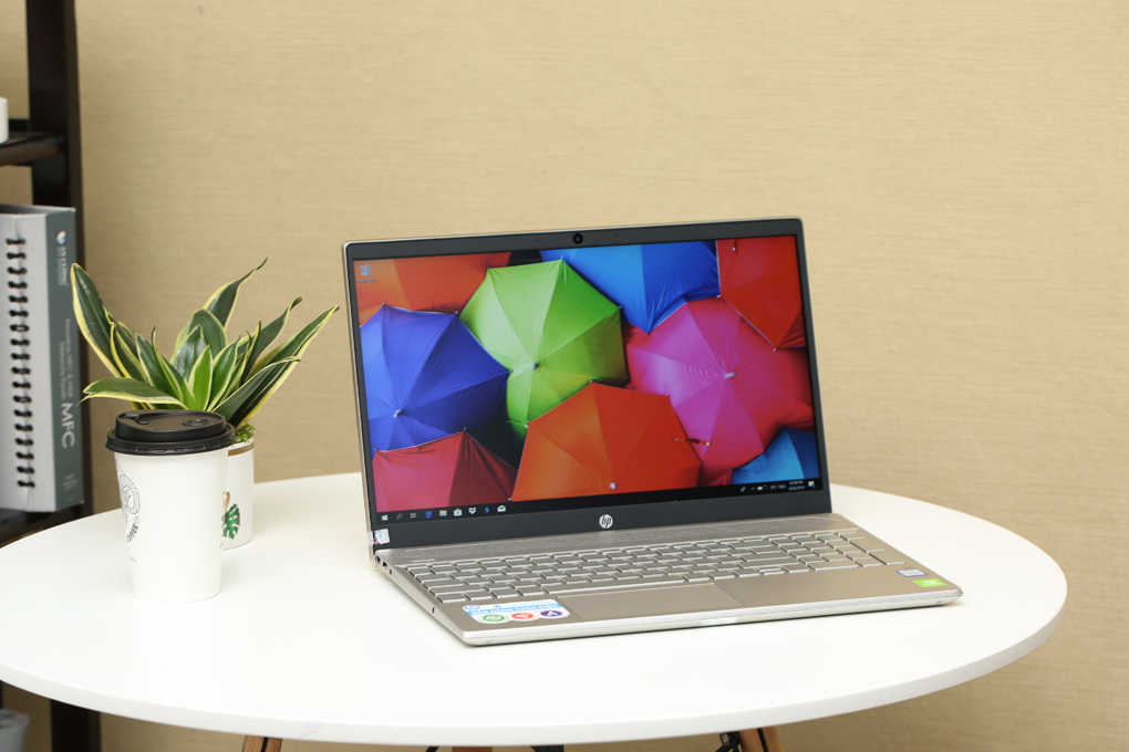 Laptop HP Pavilion 15 cs2056TX i5 8265U/4GB/1TB/2GB MX130/Win10 (6YZ11PA) Màu Vàng