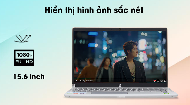 HP Pavilion 15 cs2056TX i5 8265U (6YZ11PA) - Màn hình