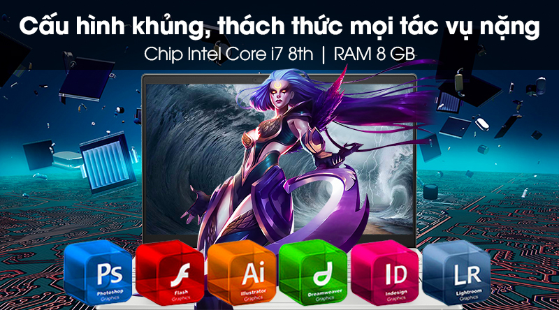 Laptop HP Pavilion 15 cs2058TX i7 8565U/8GB/1TB/2GB MX250/Win10 (6YZ12PA)