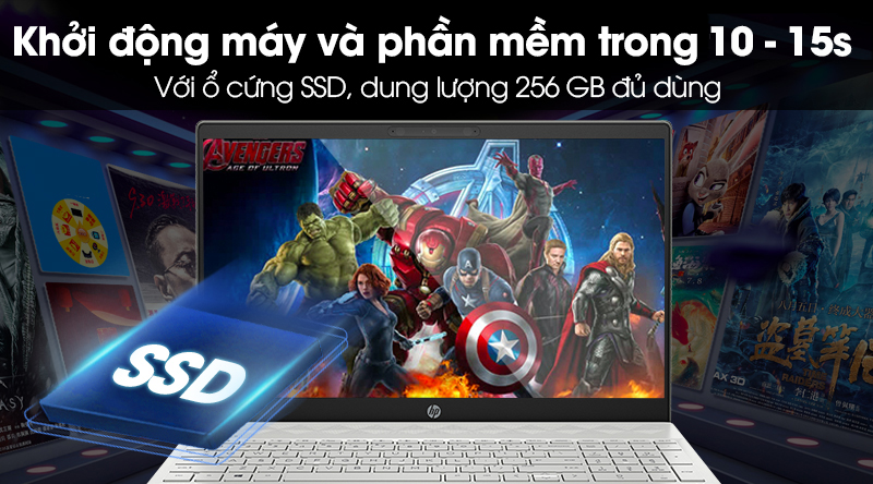 Laptop HP Palivion 15 cs2059TX i7 8565U/8GB/256GB/2GB MX250/Win10 (6YZ07PA)