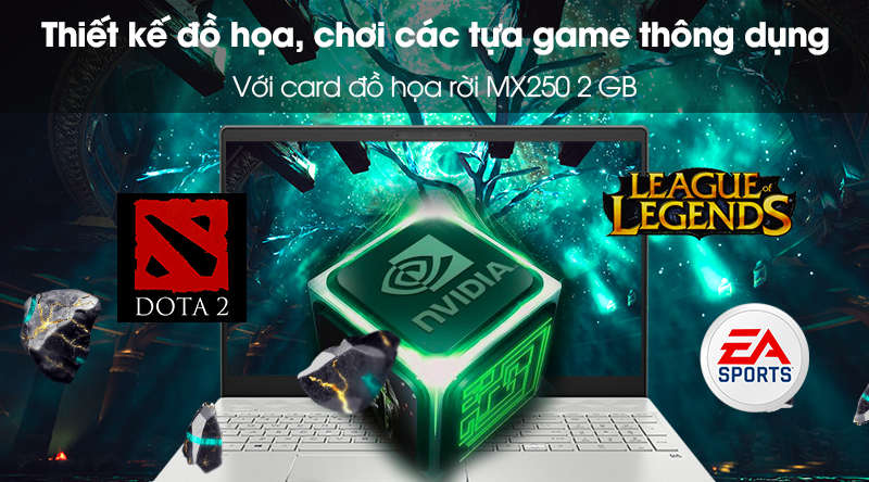 Laptop HP Palivion 15 cs2059TX i7 8565U/8GB/256GB/2GB MX250/Win10 (6YZ07PA)