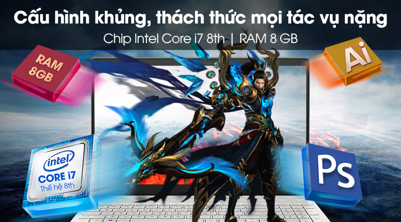 Laptop HP Palivion 15 cs2059TX i7 8565U/8GB/256GB/2GB MX250/Win10 (6YZ07PA)