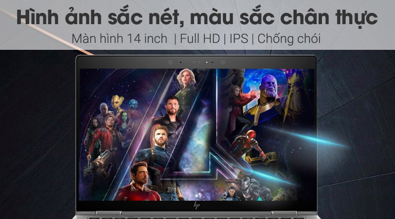 Laptop HP EliteBook X360 14  i7 8550U/16GB/512GB/Win10 (5XD05PA)