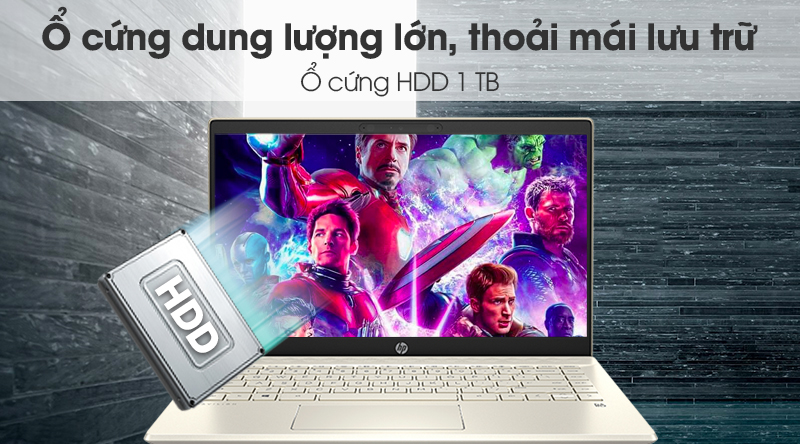 Laptop HP Pavilion 14 ce2041TU i5 8265U/4GB/1TB/Win10 (6ZT94PA)
