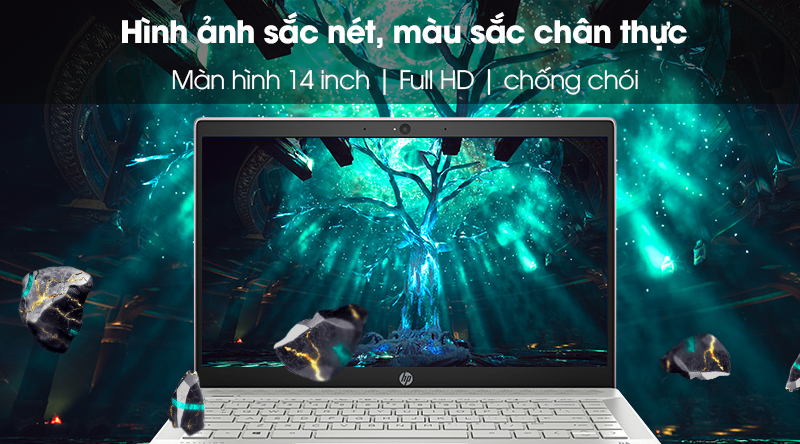 Laptop HP Pavilion 14 ce2038TU i5 8265U/4GB/1TB/Win10 (6YZ21PA)