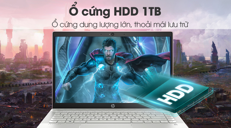 Laptop HP Pavilion 14 ce2038TU i5 8265U/4GB/1TB/Win10 (6YZ21PA)