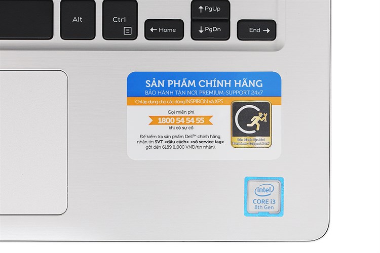 Laptop Dell Inspiron 13 5370 i3 8130U/4GB/128GB/Win10 (N3I3002W) Màu Bạc