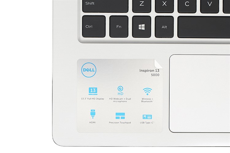 Laptop Dell Inspiron 13 5370 i3 8130U/4GB/128GB/Win10 (N3I3002W) Màu Bạc