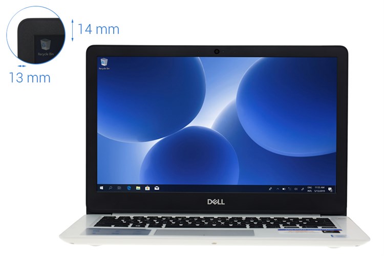 Laptop Dell Inspiron 13 5370 i3 8130U/4GB/128GB/Win10 (N3I3002W) Màu Bạc