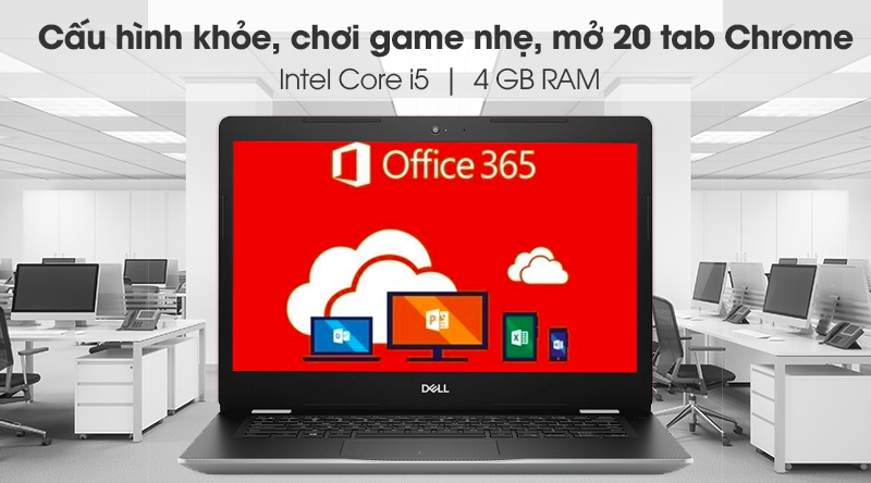 Laptop Dell Inspiron 14 3480 i5 8265U/4GB/1TB/Win10 (N4I5107W)