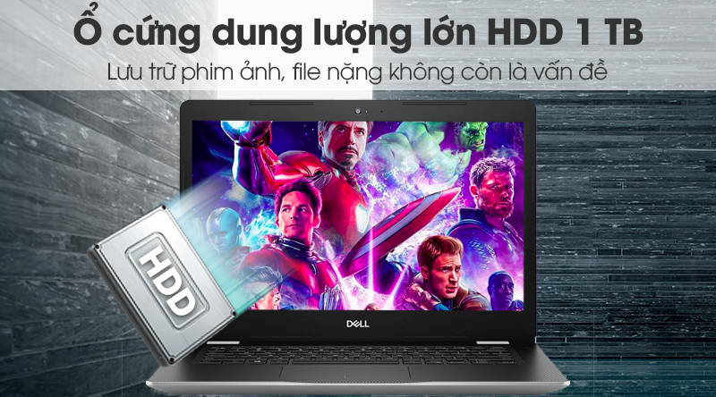 Laptop Dell Inspiron 14 3480 i5 8265U/4GB/1TB/Win10 (N4I5107W)