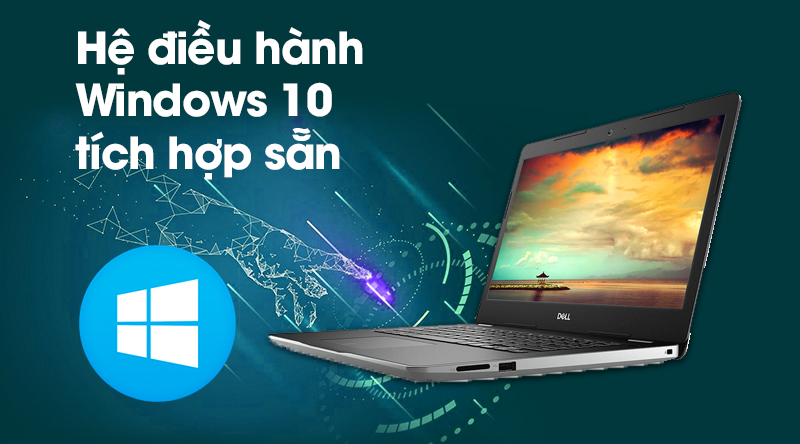 Laptop Dell Inspiron 14 3480 i5 8265U/4GB/1TB/Win10 (N4I5107W)